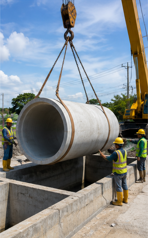Pipa beton precast