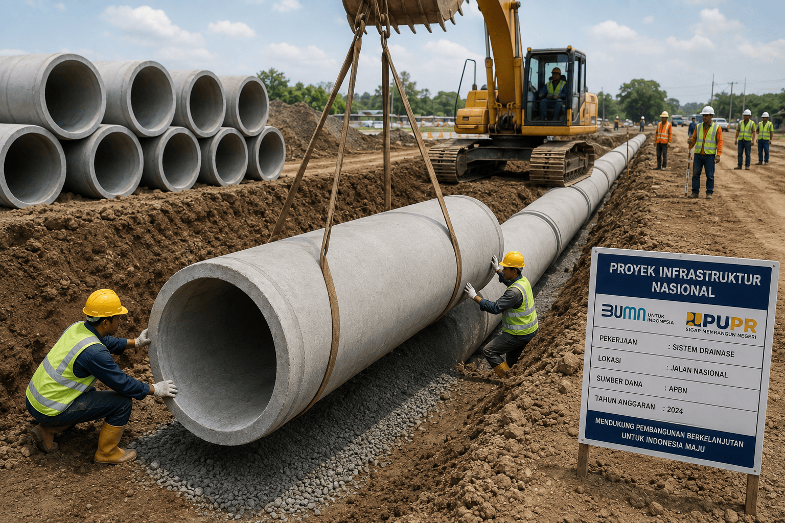 Panduan teknis pipa beton RCP