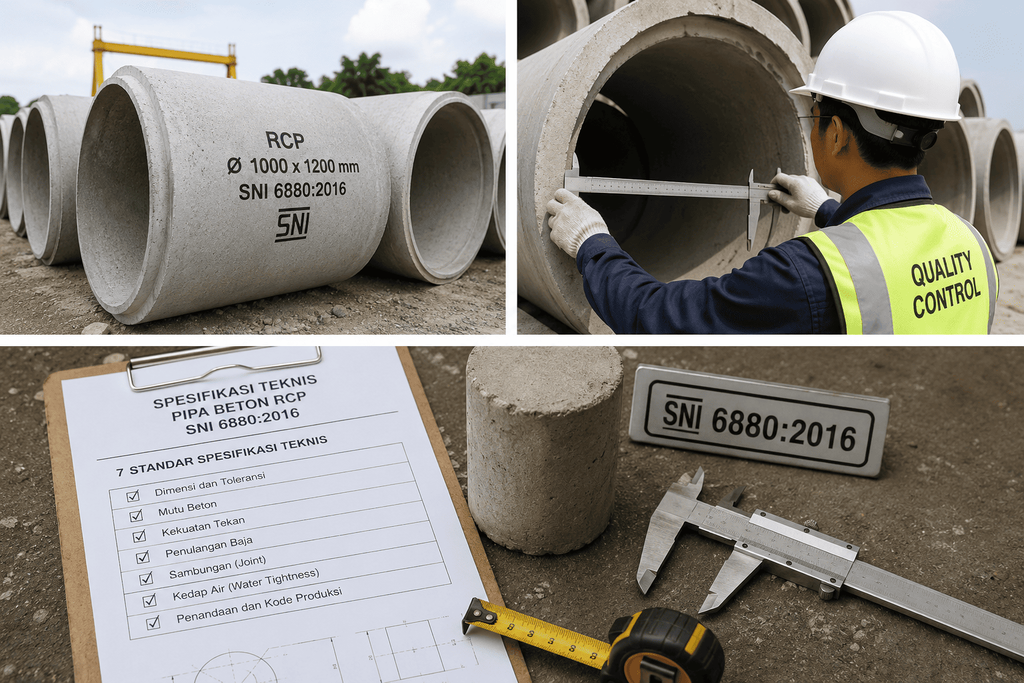 Spesifikasi teknis pipa beton RCP