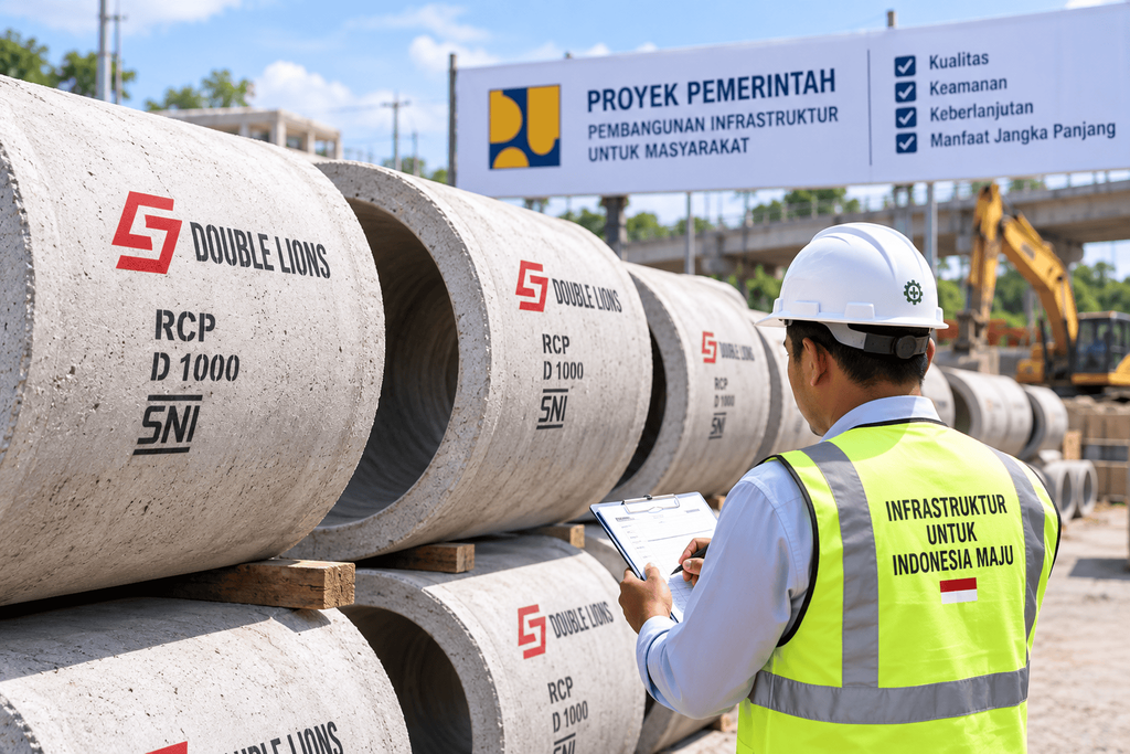 standar pipa beton untuk proyek pemerintah